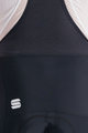 SPORTFUL Kolesarske kratke hlače z naramnicami - BODYFIT CLASSIC - črna/bela