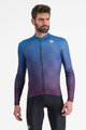 SPORTFUL Kolesarski dres z dolgimi rokavi zimski - ROCKET THERMAL - modra/vijolična