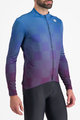 SPORTFUL Kolesarski dres z dolgimi rokavi zimski - ROCKET THERMAL - modra/vijolična