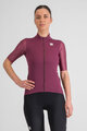 SPORTFUL Kolesarski dres s kratkimi rokavi - SUPERGIARA - bordo