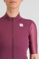 SPORTFUL Kolesarski dres s kratkimi rokavi - SUPERGIARA - bordo