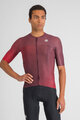 SPORTFUL Kolesarski dres s kratkimi rokavi - LIGHT - bordo