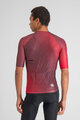 SPORTFUL Kolesarski dres s kratkimi rokavi - LIGHT - bordo