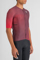 SPORTFUL Kolesarski dres s kratkimi rokavi - LIGHT - bordo