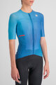 SPORTFUL Kolesarski dres s kratkimi rokavi - LIGHT - modra