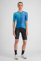 SPORTFUL Kolesarski dres s kratkimi rokavi - LIGHT - modra