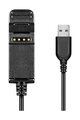 GARMIN polnilec - EDGE 20 & 25 USB-A - črna