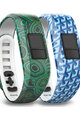 GARMIN komplet zapestnic - JONATHAN ADLER - zelena/modra