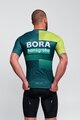 BONAVELO Kolesarski dres s kratkimi rokavi - BORA 2024 - zelena/svetlo zelena