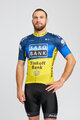 BONAVELO Kolesarski dres s kratkimi rokavi - SAXO BANK TINKOFF - modra/rumena