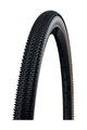 SCHWALBE plašč - G-ONE R (45-622) 28x1.70 700x45C RACE - bež/črna