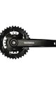 SHIMANO gonilke in verižniki - ALTUS MT101 75mm 36/22 - črna