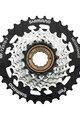 SHIMANO večkolesnik - TZ510 7 MEGA RANGE - srebrna/črna