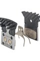 SHIMANO zavorne ploščice - BRAKE PADS L04C - srebrna