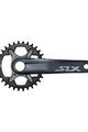 SHIMANO gonilke - SLX M71001 170mm - siva