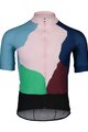 POC Kolesarski dres s kratkimi rokavi - ESSENTIAL ROAD PRINT - modra/zelena/bordo