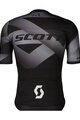 SCOTT Kolesarski dres s kratkimi rokavi - PREMIUM CLIMBER - črna