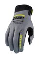 KENNY Kolesarske  rokavice z dolgimi prsti - GLOVES GRAVITY - rumena/siva