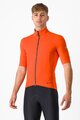 CASTELLI Kolesarski dres s kratkimi rokavi - PERFETTO ROS 2 WIND - oranžna