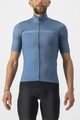 CASTELLI Kolesarski dres s kratkimi rokavi - PRO THERMAL MID - modra