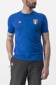 CASTELLI Kolesarska  majica s kratkimi rokavi - ITALIA MERINO - modra