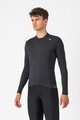 CASTELLI Kolesarski dres z dolgimi rokavi zimski - ESPRESSO THERMAL - antracit