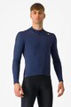 CASTELLI Kolesarski dres z dolgimi rokavi zimski - ESPRESSO THERMAL - modra