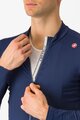 CASTELLI Kolesarski dres z dolgimi rokavi zimski - ESPRESSO THERMAL - modra