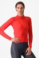 CASTELLI Kolesarski dres z dolgimi rokavi zimski - ESPRESSO THERMAL W - oranžna