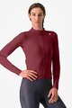 CASTELLI Kolesarski dres z dolgimi rokavi zimski - ESPRESSO THERMAL W - bordo