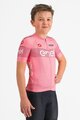 CASTELLI Kolesarski dres s kratkimi rokavi - #GIRO107 KID - rožnata