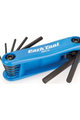 PARK TOOL komplet ključev - SET ALLEN WRENCHES PT-AWS-10C - modra