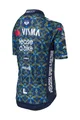 AGU Kolesarski dres s kratkimi rokavi - TDF 2024 TEAM VISMA | LEASE A BIKE KIDS - modra/rumena