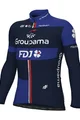 ALÉ Kolesarski dres z dolgimi rokavi zimski - GROUPAMA FDJ 2024 - modra