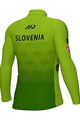 ALÉ Kolesarski dres z dolgimi rokavi zimski - SLOVENIAN FEDERATION PRIME 2024 - zelena