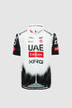 PISSEI Kolesarski dres s kratkimi rokavi - UAE TEAM EMIRATES 2025 REPLICA JR - bela/črna