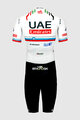 PISSEI Kolesarski kombinezon - UAE TEAM EMIRATES 2024 SLOVENIA CHAMPION - bela/črna