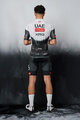 PISSEI Kolesarski dres s kratkimi rokavi - UAE TEAM EMIRATES 2025 REPLICA - bela/črna