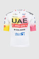 PISSEI Kolesarski dres s kratkimi rokavi - UAE TEAM EMIRATES REPLICA - GIRO + TOUR 24 - bela/rožnata/rumena