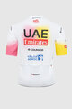 PISSEI Kolesarski dres s kratkimi rokavi - UAE TEAM EMIRATES REPLICA - GIRO + TOUR 24 - bela/rožnata/rumena