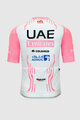 PISSEI Kolesarski dres s kratkimi rokavi - UAE TEAM EMIRATES REPLICA GIRO D'ITALIA 2024 - bela/rožnata