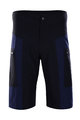 MONTON Kolesarske kratke hlače brez naramnic - JANKUN MTB - črna/modra